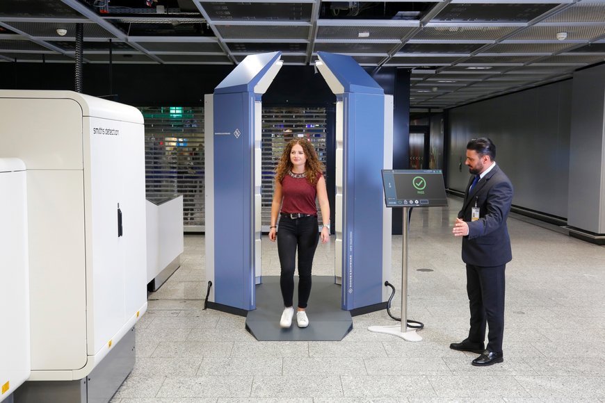 Rohde & Schwarz und Fraport evaluieren weltweit ersten Walk-Through-Scanner für Passagiere 